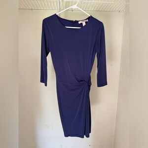 Purple long sleeve dress